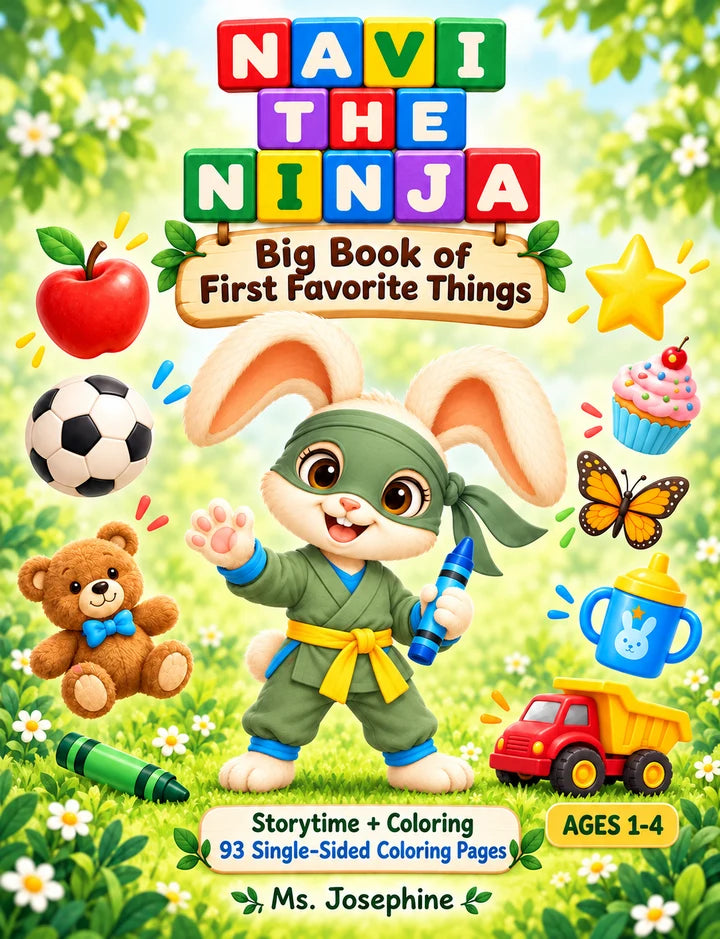 Navi the Ninja Big Book of First Favorite Things book cover by Ms. Josephine
