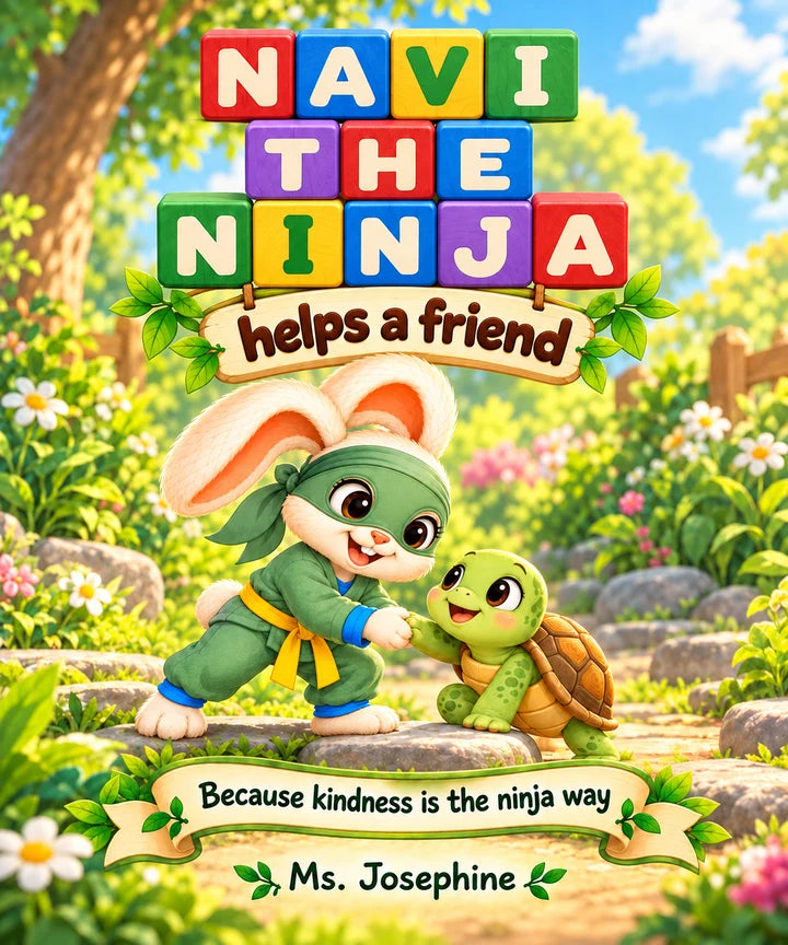 Navi the Ninja Helps a Friend book cover by Ms. Josephine
