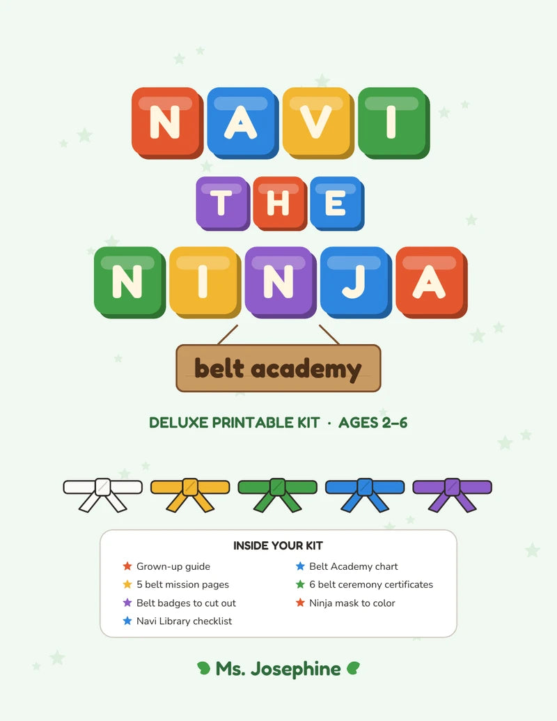 Navi Belt Academy Deluxe Printable Kit cover