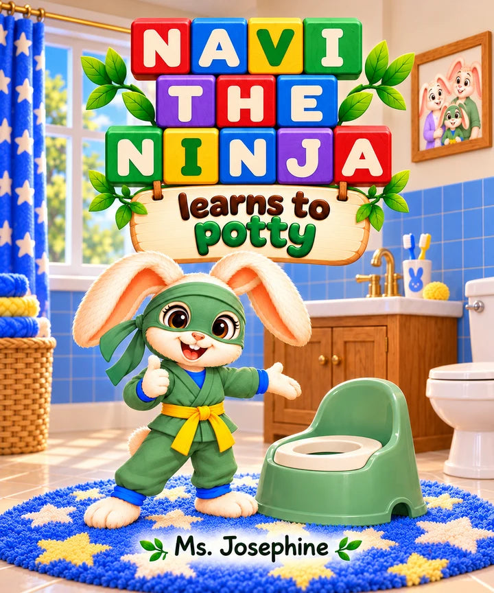 Navi the Ninja Learns to Potty book cover by Ms. Josephine